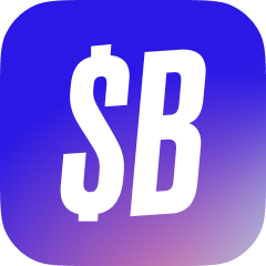 The SavingBucks logo containing only the initials (SB)